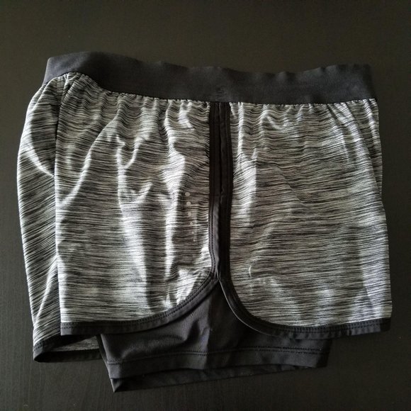 Layer 8 Athletic Running Shorts Black Grey M - Picture 4 of 9